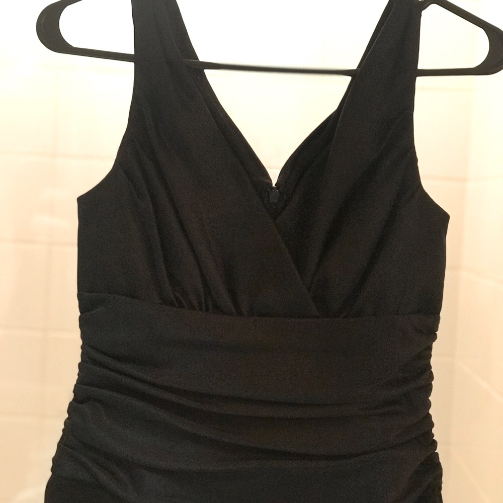 Black tuxedo dress